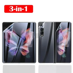 Premium Full Cover Hydrogel Screen Protector - 3 Set - 9Pcs (For Z Fold 6)