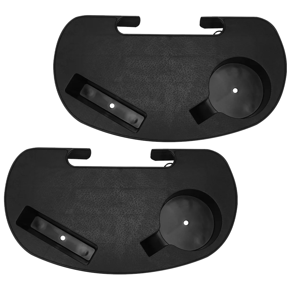 

2 Pcs Beach Chair Beverage Tray Cup Holders For Chairs Accessories Outdoor Drink Plastic