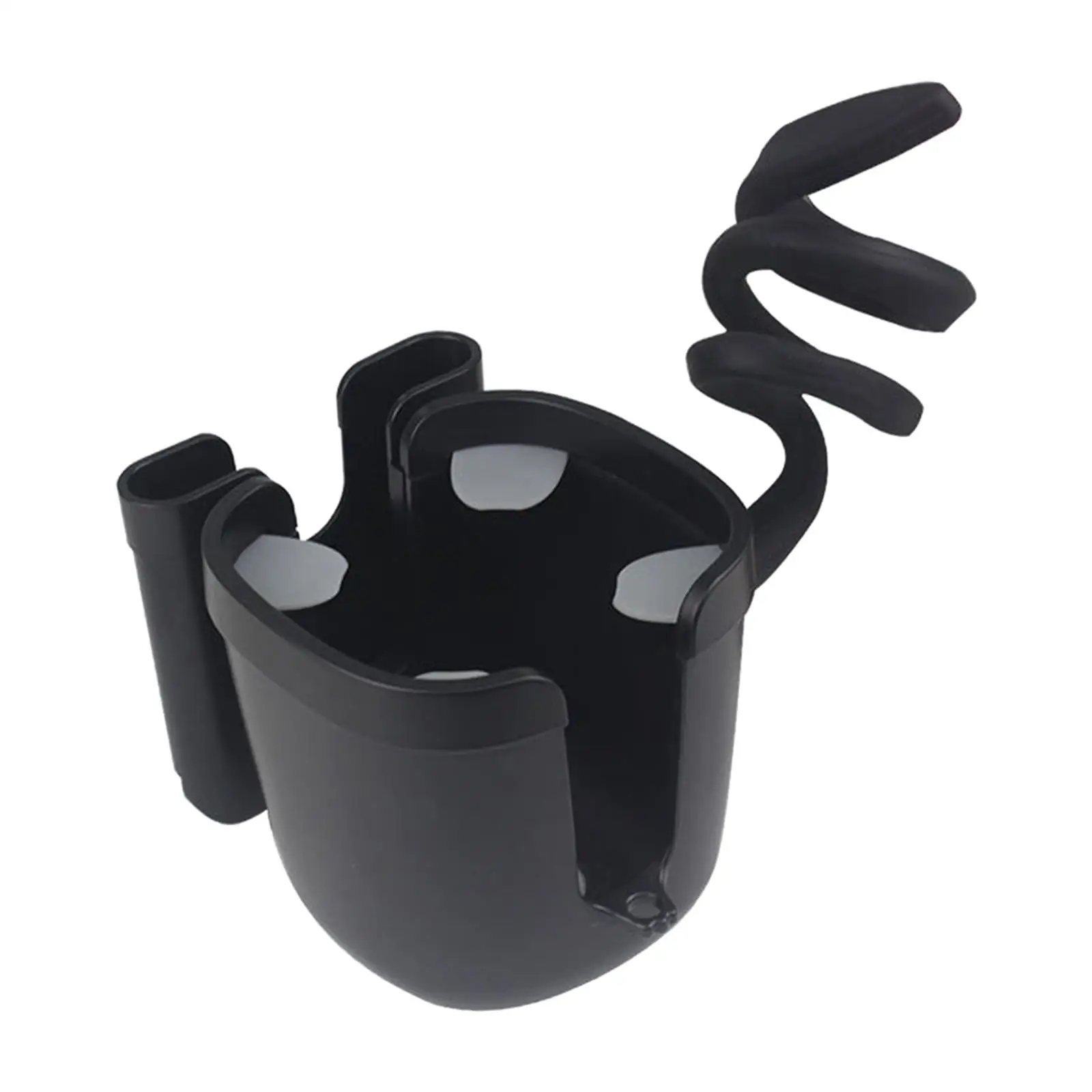 Stroller Cup Holder Multifunction Easy to Install Long Arms Gooseneck Clip