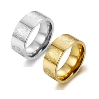 Catholic Saint Benedict Rings For Men Stainless Steel San Benito Exorcism Cross Anel Masculino Religious Jewlelry 2