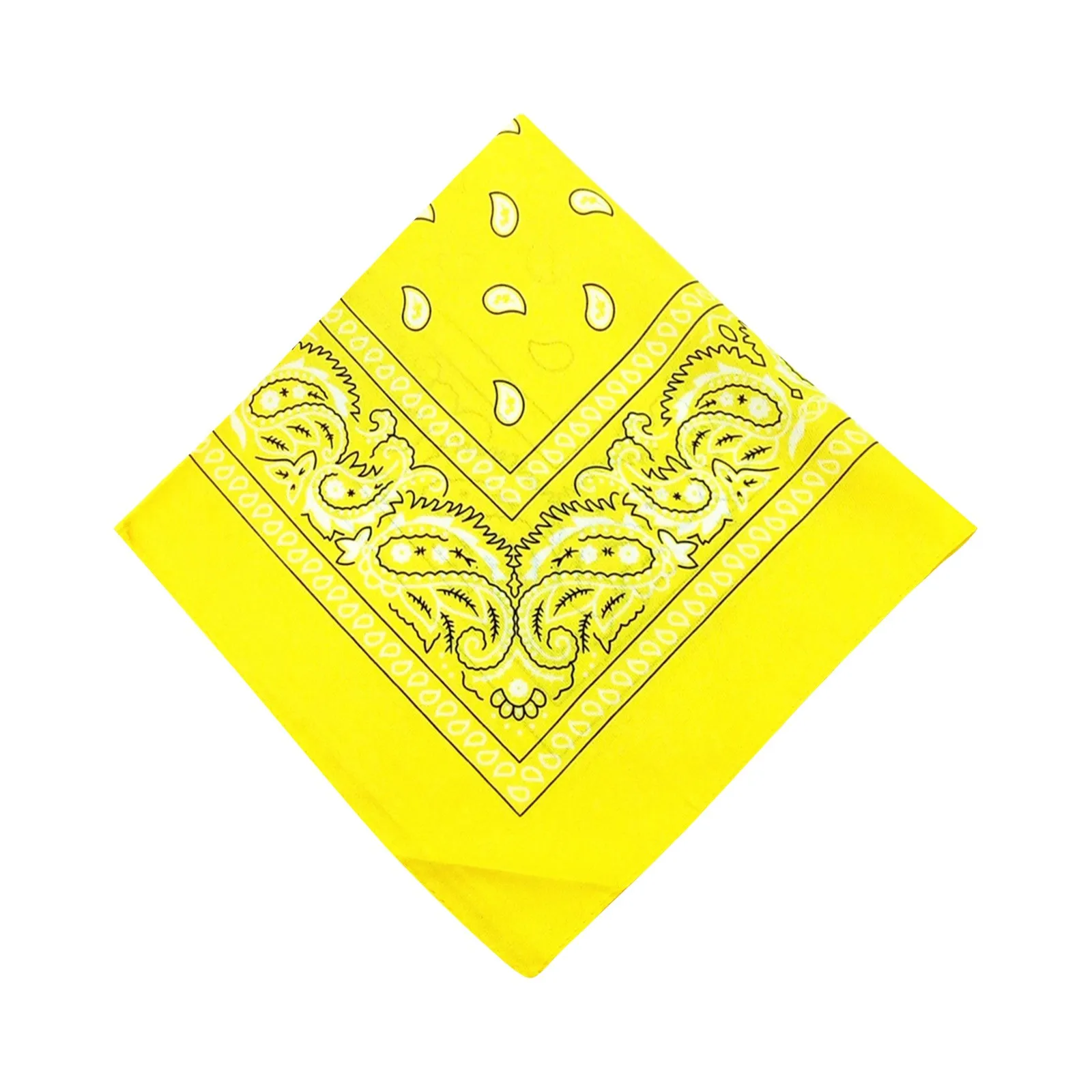 Vintage Paisley Kopftuch mit Schriftrollen-Print, Bandana, modisches Hip-Hop-Accessoire, vielseitig einsetzbares Deko-Tuch – Detail 15
