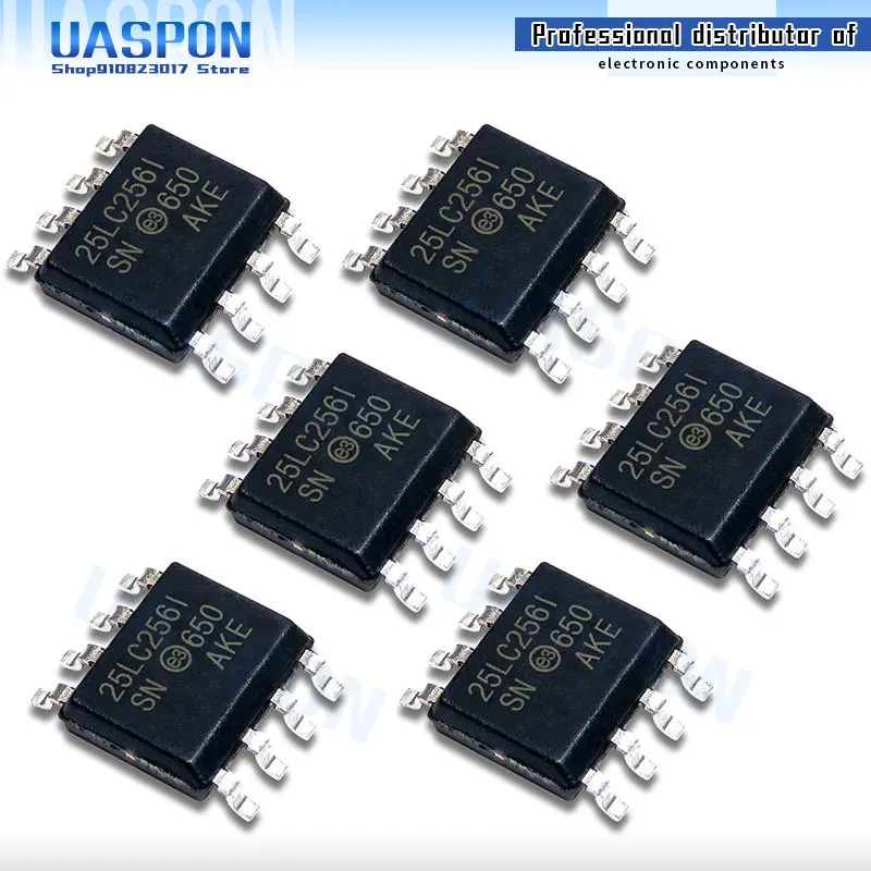 

5 шт. 25LC256-I/SN SOP8 25LC256 SOP-8 25LC256I SOP 25C256-I/SN