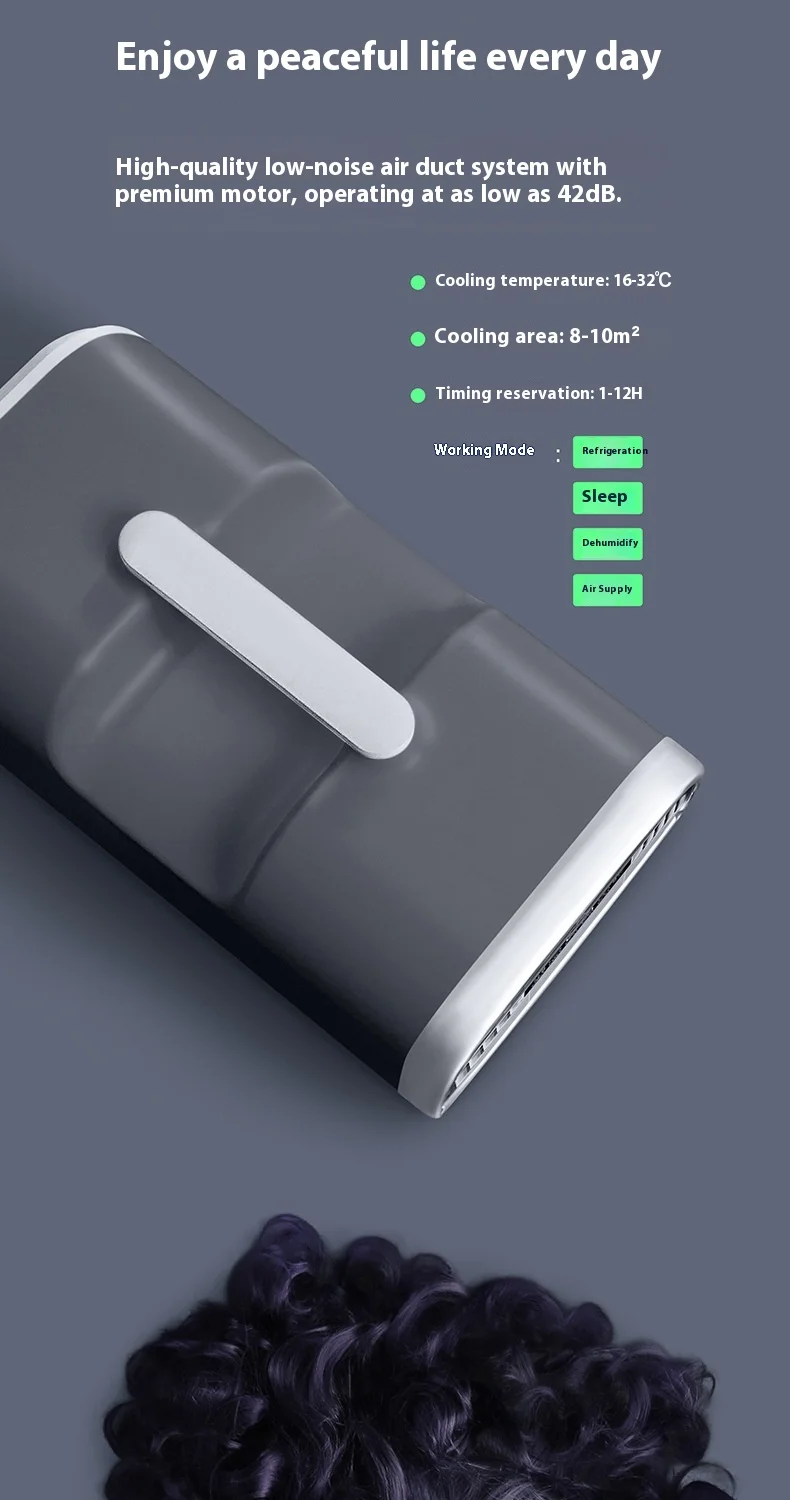 Factory Price Mini Portable Air Conditioner 5100BTU Solar Powered Camping Tent Indoor Outdoor Small Room