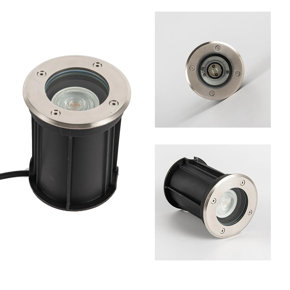 

Outdoor Path Lights Recessed Inground Led Lighting Waterproof Buried Garden Yard Undergrounp Lights with GU10 MR16 Spot Lamp