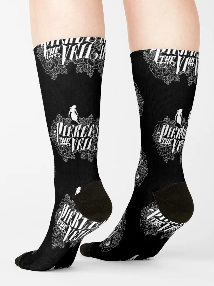 Vintage Pierce The Veil Flower Socks custom socks basketball Cartoon characters socks Man Socks Women's