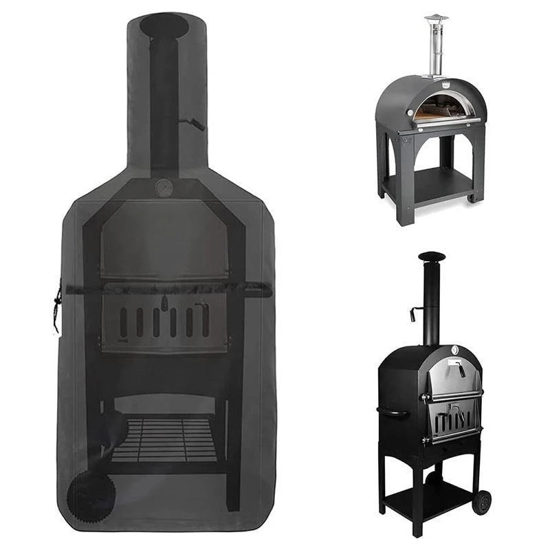 Garden patio grill cover Outdoor pizza oven dust cover Waterproof sleeve oven cover protective cover Oxford cloth