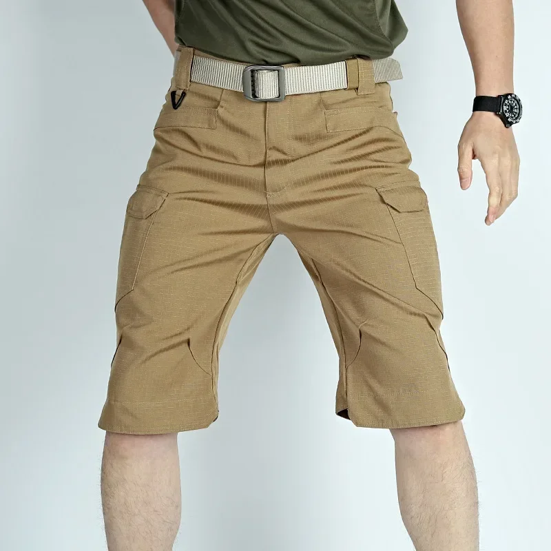 Men's Camouflage Workwear Autumn Outdoor Multi Pocket IX7 Wear-resistant Cut Resistant Waterproof Tactical Pants
