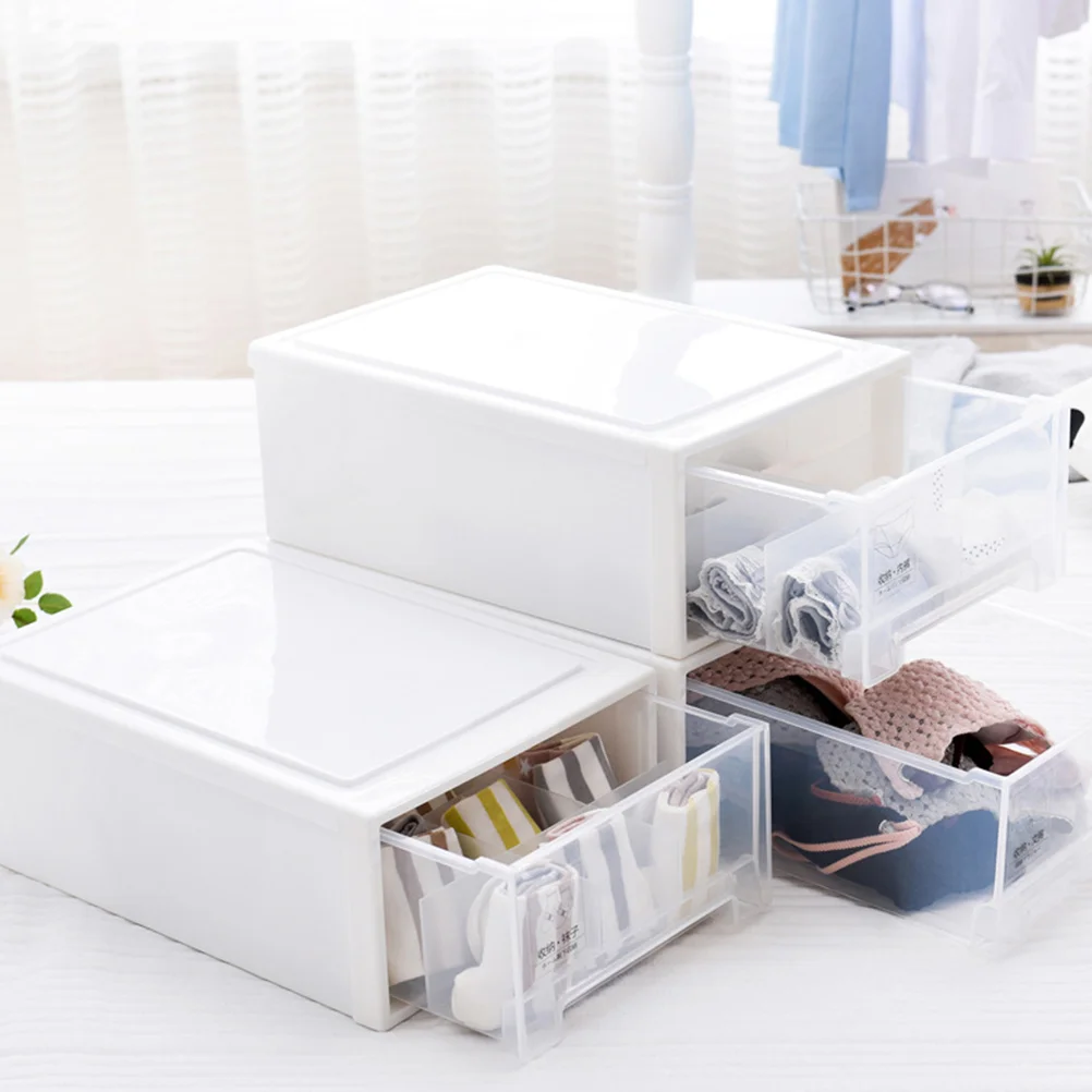 

Storage Case Shoe Crates Drawer Cabinet Clothes Toy Container Organizer Toys Makeup Plastic