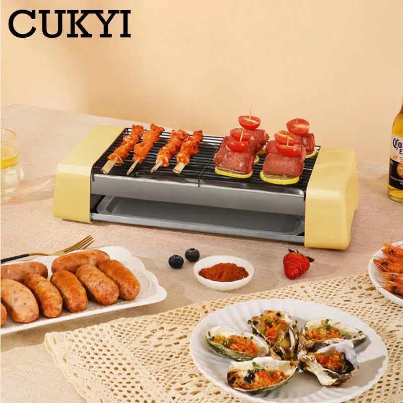 Automatic Rotary Grill Thermostatic Desktop Barbecue Machine