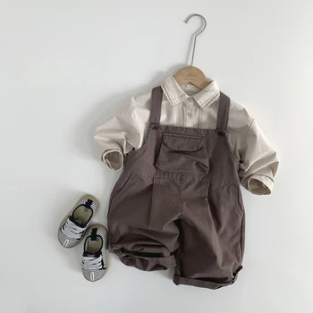 AYNIGIELL ملابس الأطفال للأعمار من 1 إلى 6 سنوات، قميص ربيعي جديد بأكمام طويلة للأولاد، سترة صوفية بأكمام طويلة على الطراز القديم للفتيات 5