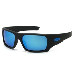 Vintage Luxury Retro Square Sunglasses - Unisex UV400 Rectangle Eyewear (C4)