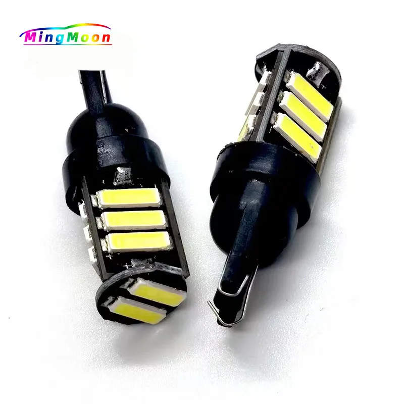 

200Pcs/lot W5W 11SMD Car T10 LED 194 168 Wedge Replacement Reverse Instrument Panel Lamp White Bulb For Clearance Light 12V