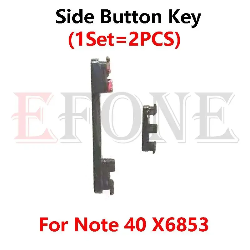 Infinix Note 40 X6853용 1세트 전원 버튼 ON OFF 볼륨 업 다운 사이드 버튼 키