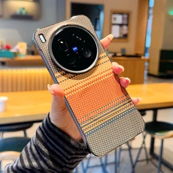 Colorful Borderless Ultra - Thin Phone Case with Magnetic Adsorption and Drop - Proof Protection for Vivo X300 (Orange)