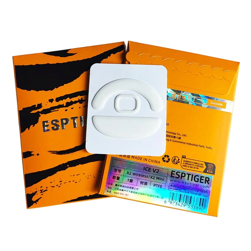 Esptiger 게이밍 마우스 스케이트 피트 스티커 ICE For Pulsar X2 Wireless /X2 Mini /X3 Wireless/ X2 CL/TenZ/Medium/mini Mouse Glides