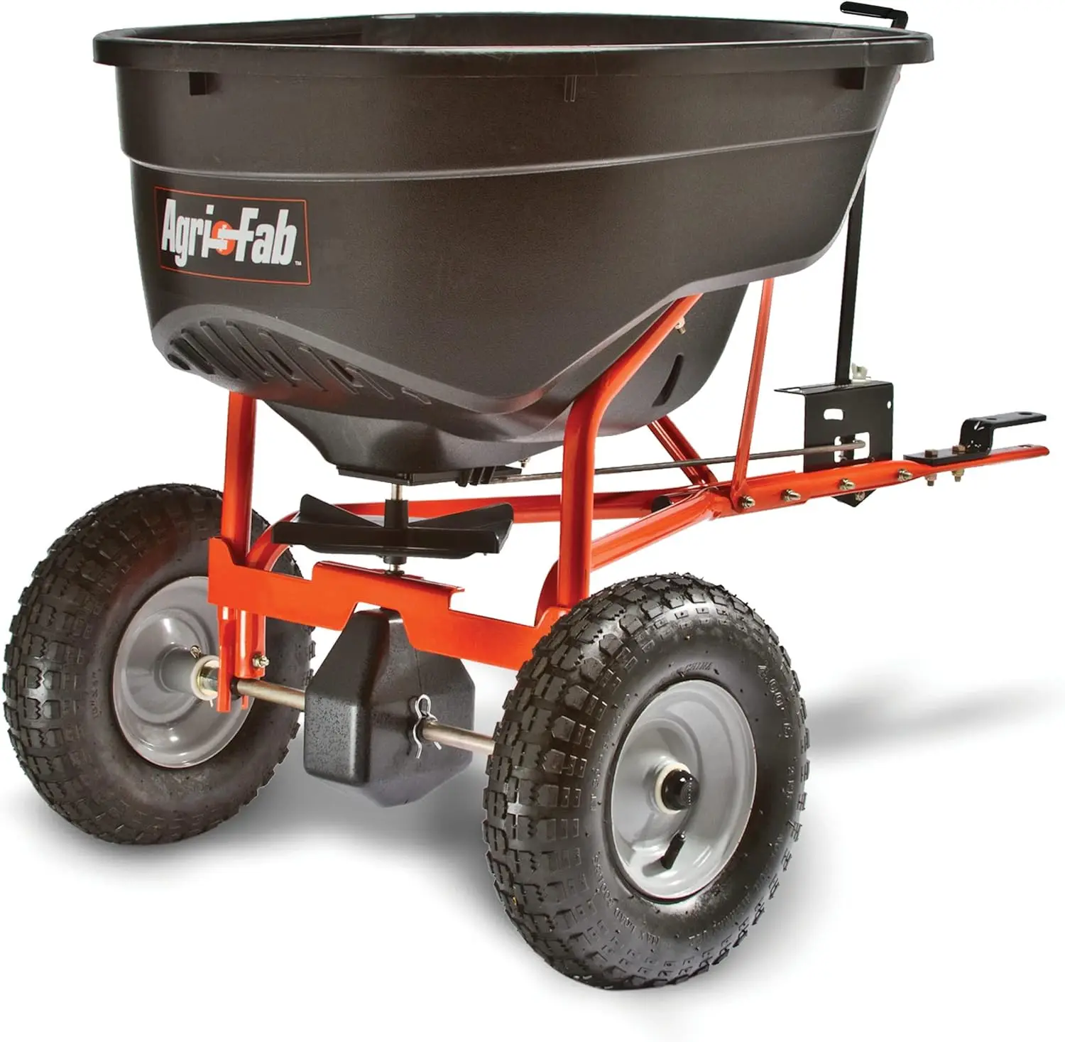 45-0463 130 lb. Tow-Behind Lawn & Garden Broadcast Spreader for Seed,Fertilizer,Salt,Ice Melt; Easy 3