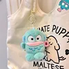 Cartoon Clown Fish Plush Toy Pendant Big Mouth Fish Monster Doll Blue Water Monster Clown Fish Hanton Keychain Bag Charm Gift 3