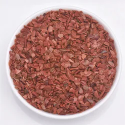 Natural Tumbled Gemstone Chips for Decorative Bedding and Vase Filler, 3-5mm (Goldsand Stone chip)