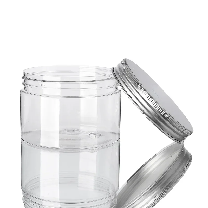 Storage Jars 10Pcs Clear Aluminum Cap Empty Cosmetic Food Containers