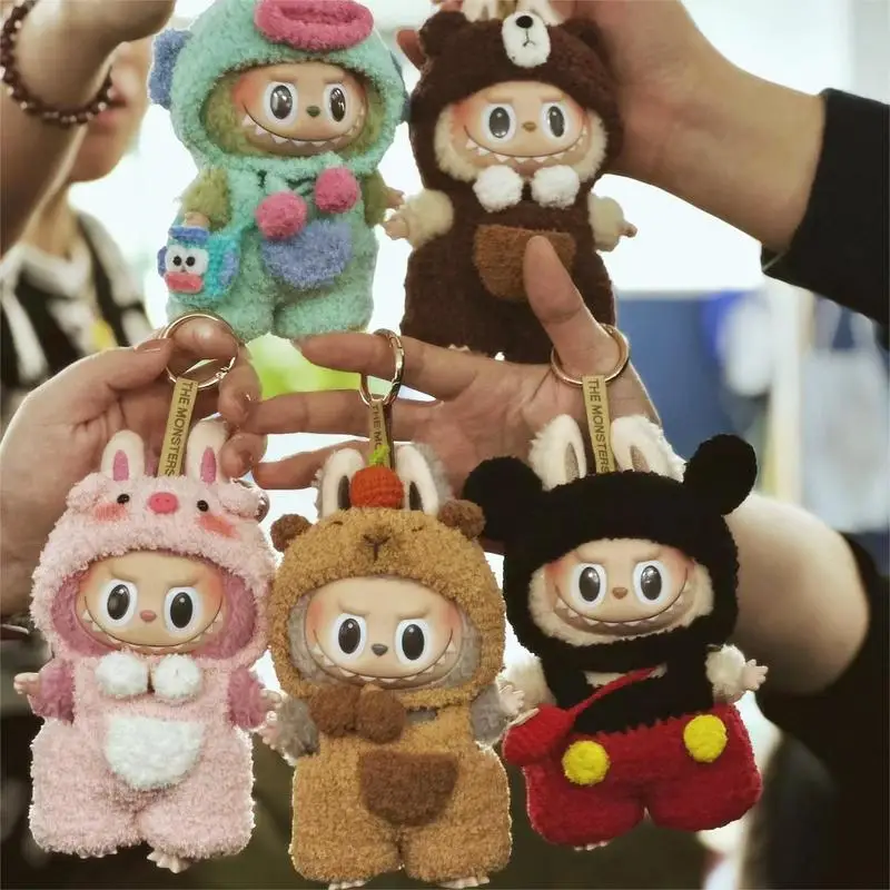 

Labubu шерстяная одежда Mokoko ручной работы 17 см Michimini Stellalou чип 'N' Дэйл медведь дуффи Linabell только одежда 15 см без куклы