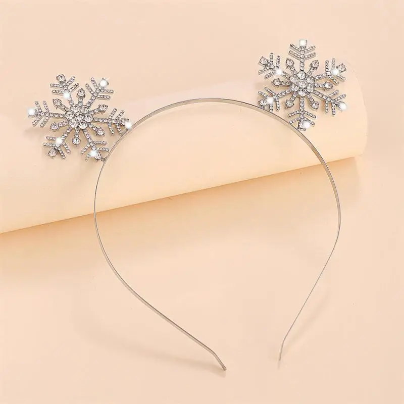 

Enhance Your Festive Atmosphere Crystal Headwear Wide Variety Snowflake Headband Add Festive Colors Fun And Festive Best Selling