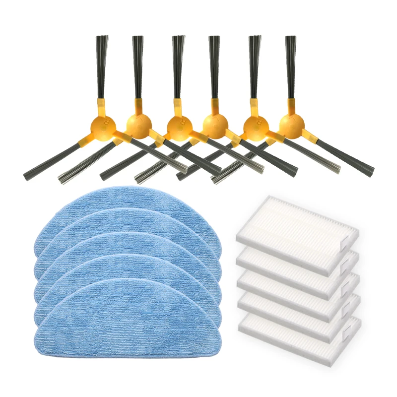 Description Picture 4 of itemFor V-TAC VT-5555 / VT-5556 Robot Vacuum Cleaner Spare Parts Hepa Filter Main Roller Side Brush Mop Cloth Strainer Pre-Filter