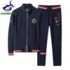 High Quality Embroidery Fashion Tracksuit Autumn Men's Sportswear Two Piece Set Brand Clothing Jacket Sweatpants Sweatsuit 5