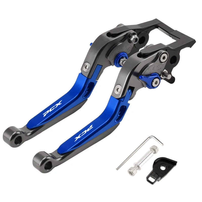 CHEKIS echtes Motorradzubehör für HONDA PCX125 PCX160 ABS-Version spezielle modifizierte Bremshupe mit Feststellfunktion Bremshebel Feststellbremshebel Handbremse verstellbarer Griff faltbarer Dosengriff – Detail 31