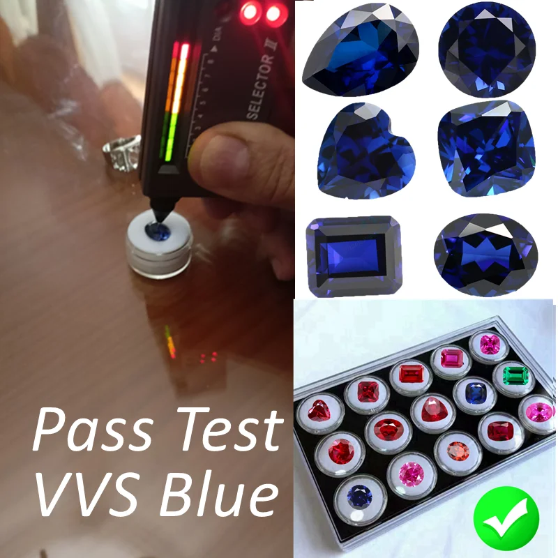 Pretty Sapphire Emerald Cut Large Size 15×20mm 20.0ct For Jewelry Making VVS  Loose Gemstone Passed Test Gems
