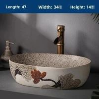 อ่างล้างหน้าขนาด 48x36x15 ซม. สไตล์โมเดิร์นจากเมืองจิงเต๋อเจิน สำหรับล้างมือและล้างหน้า ดีไซน์มินิมอล รับสั่งทำตามแบบ 5