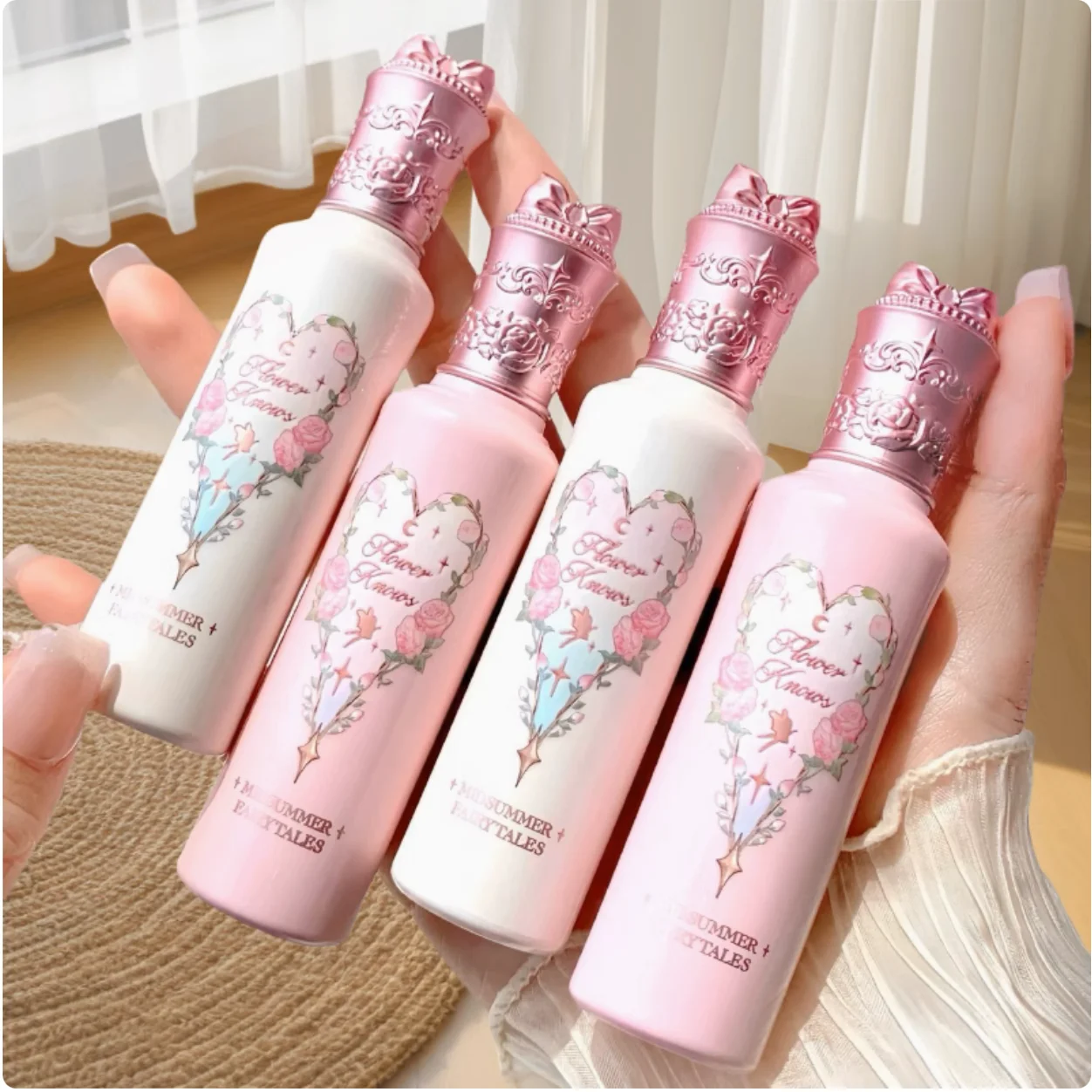 Flower Knows Liquid Concealer Highlighter and Cute Mini Size Midsummer Fairytales Collection High Coverage Brightening liquid concealer makeup concealer face concealer