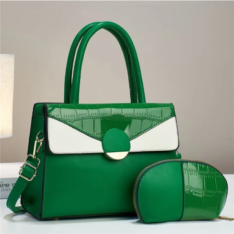 

The Latest Patchwork Large Capacity Parent-child Bag for Women 2023 High Quality Luxury One Shoulder Crossbody Bag for Women