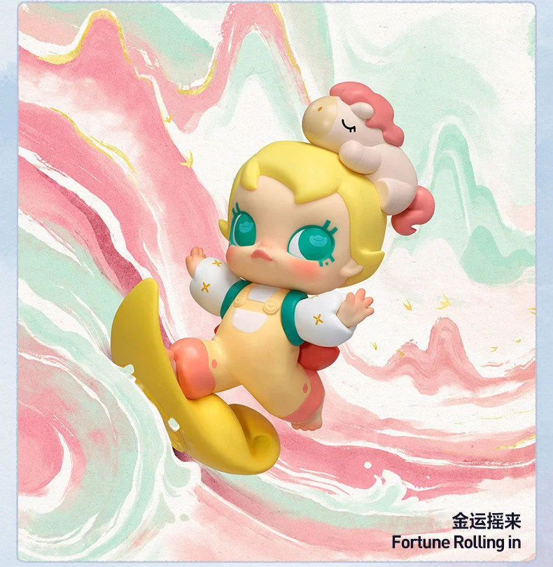 New Genuine POPMART The Golden Gallop Series Blind Box Dimoo