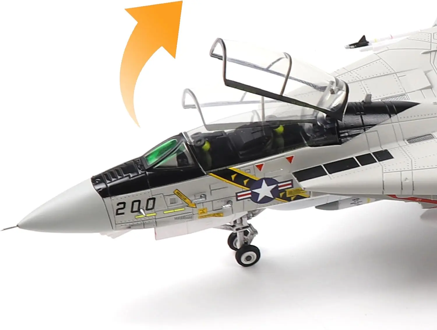 US Navy F-14 Tomcat 1/72 Alloy Model VF-84 Jolly Rogers