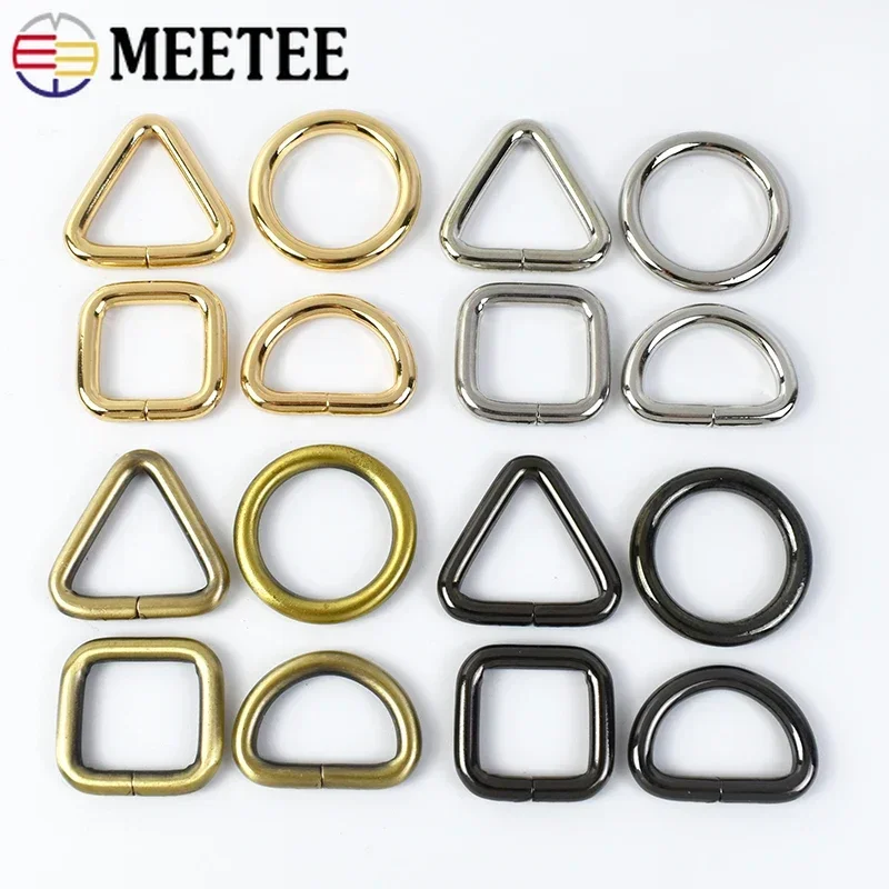 

10/30Pcs 20-38mm O D Ring Metal Buckles Backpack Strap Adjust Clasp Webbing Belt Connect Rings Hook DIY Hardware Accessories