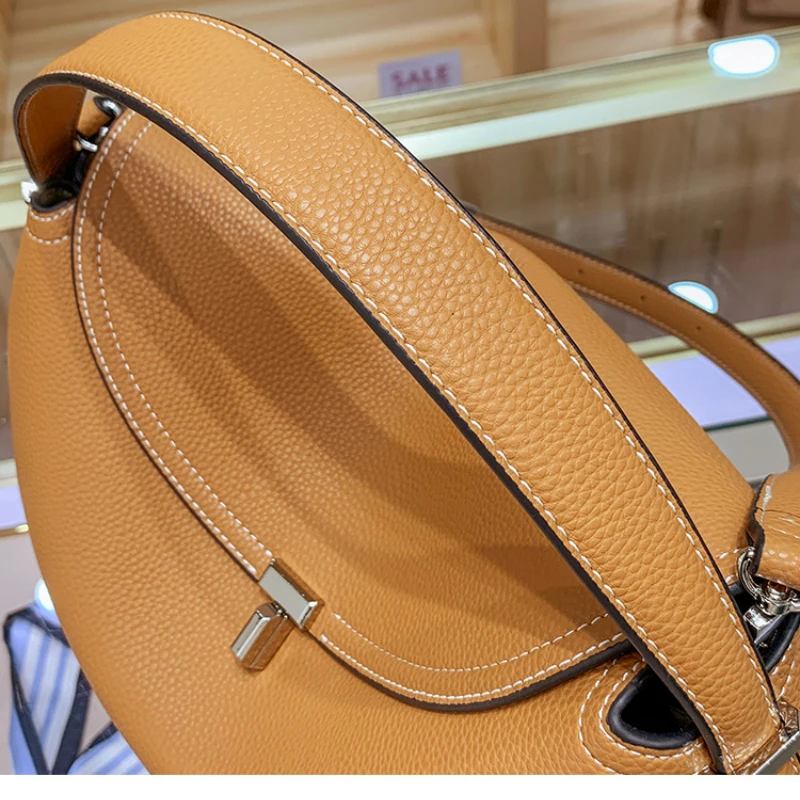 Luxury brand large capacity Messenger Bag Women's Shoulder Bag lychee print cowhide T-lock crossbody bag