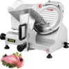 Commercial Meat Slicer, 200W Electric Deli Food Slicer, 1200RPM Meat Slicer with 8.7“ Chromium-plated Steel Blade, 0-12mm Adjust 1
