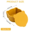 1PCS Baby Silicone Tableware Cute Cartoon Bear Shape Baby Snack Box Eating Training Baby Stuff Portable Baby Meal Tray 6