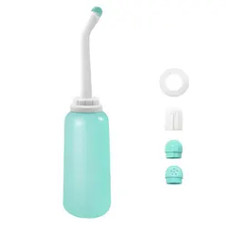 Postpartum Essentials 500ml Peri Bottle for Feminine Care and Perineal Cleansing (NO BOX GREEN)