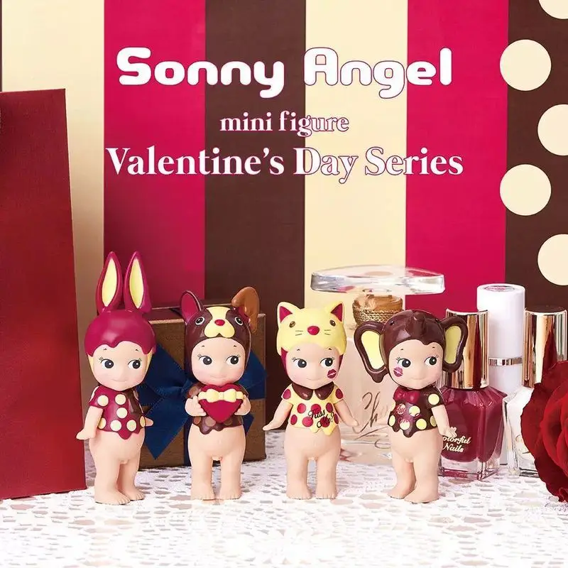 

Sonny Angel Blind Box Серия на День святого Валентина 2020 мини-фигурки сюрприз Угадай сумку Коллекционная декоративная Модель Детская игрушка подарок