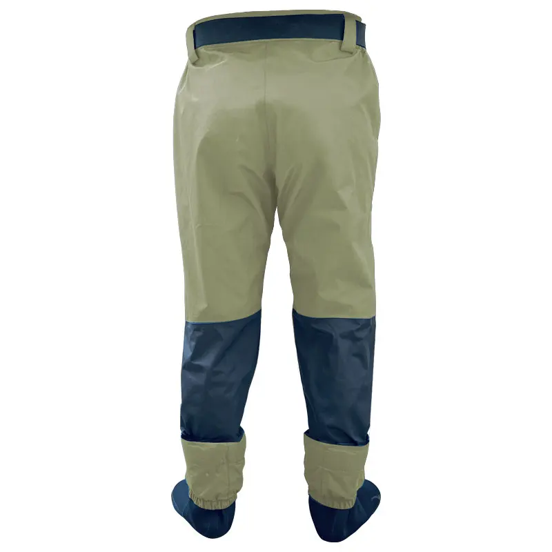 Waist Wader Fly Fishing 4-Ply Waterproof Breathable Wading Pants Neoprene Stockingfoot Trouser For Men Duck Hunting Kayaking Fly Fishing Waders