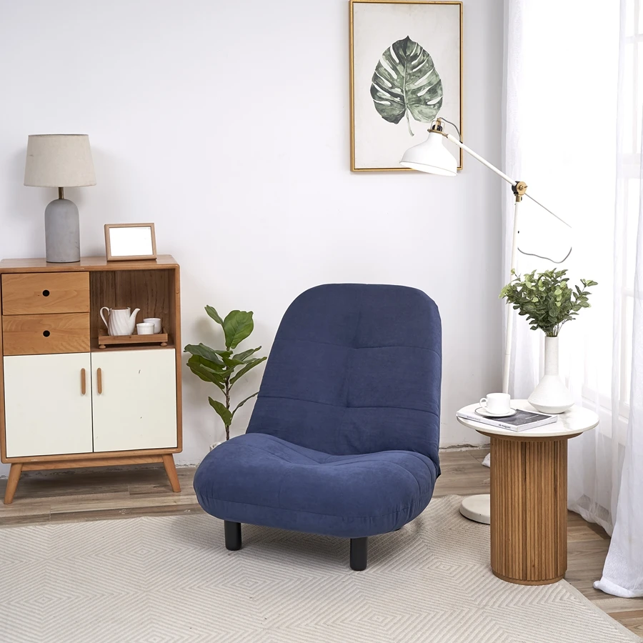 Single sofa reclining chair Japanese chair lazy sofa tatami balcony reclining leisure adjustable
