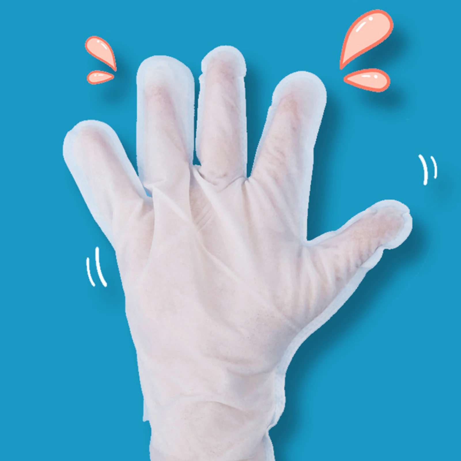 Pet Grooming Gloves 6 Pieces Dog Cleaning Gloves Multipurpose Non Woven Deodorizing Soothing No Rinse for Dogs and Cats Puppy Kitten Wipe Gloves