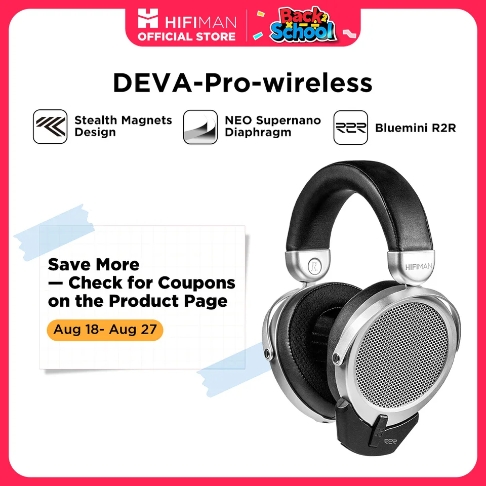 【新品未開封】hifiman deva pro HIFIMAN Deva Pro Over-Ear Planar Magnetic Bluetooth
