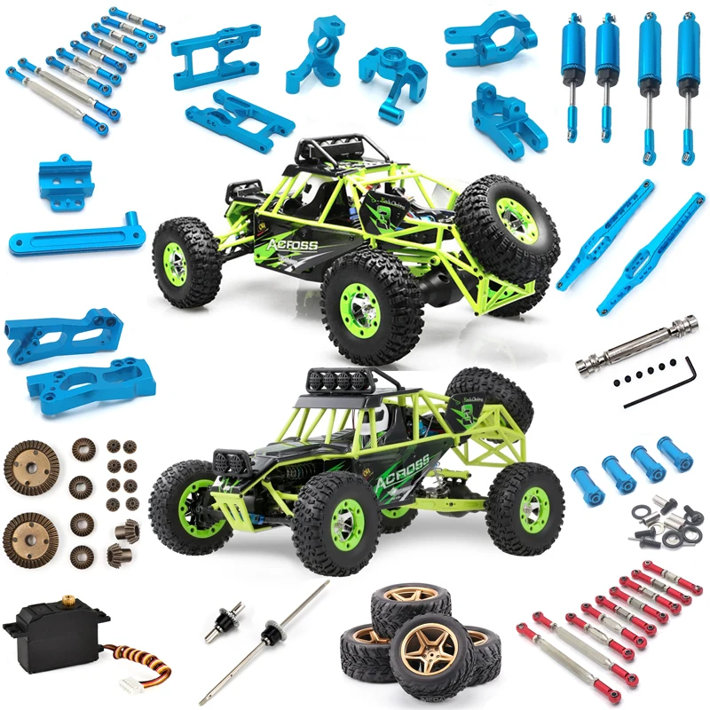 Complete Upgrade Parts Kit for Wltoys 12428 12423 1:12 Trucks DIY Accessory