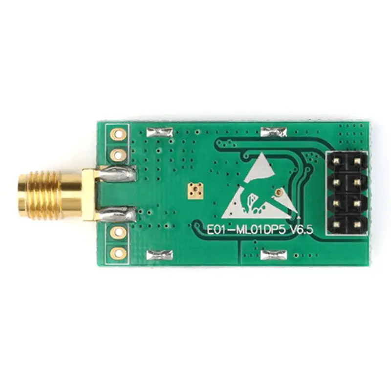 내구성 있는 E01-ML01DP5 20Dbm 2100M 무선 트랜시버 모듈 NRF24L01P+ PA+ LNA 2.4G(ML01DP5 안테나 차폐 범위 포함),E01-ML0