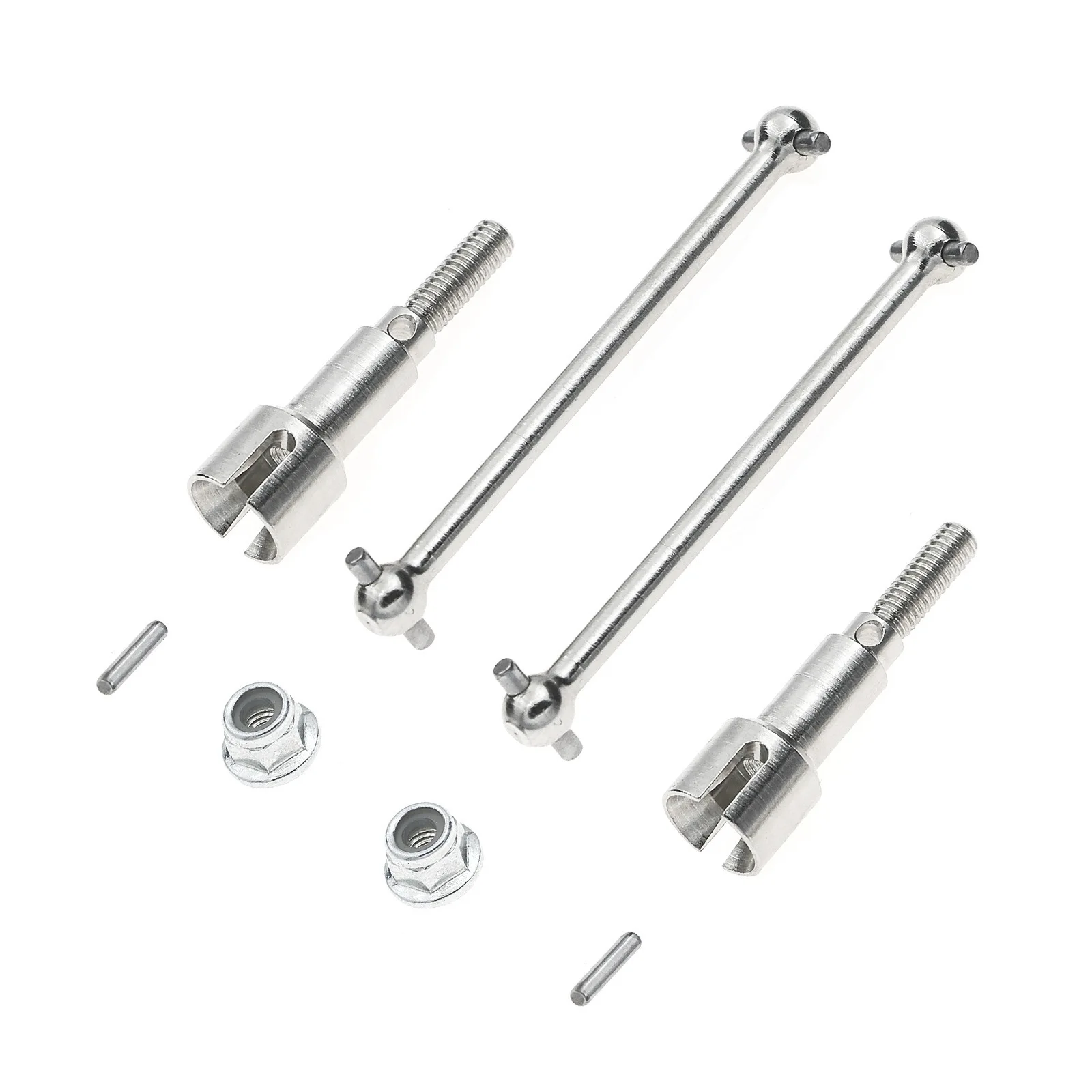 MJX H16 HBX 16889 16889a 16889pro 1/16 RC 자동차용 금속 전면 및 후면 CVD 드라이브 샤프트