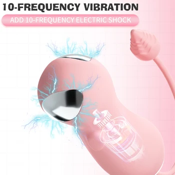 Remote Control Vibrator Vagina Ball Sex Toys for Women Electric Shock Clit G-Spot Stimulation Toys for Adults 18 Masturbators 3
