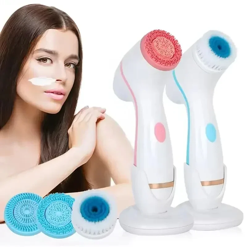 Blackhead Removal Device Sonic and Galvanic Facial Brush for Deep Pore Cleansing Gentle on Skin Rejuvenation Home Face Massager