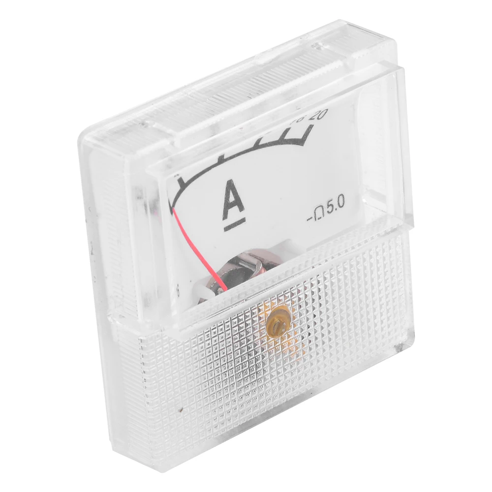 91C16 Pointer Type Ammeter DC Analog Current Meter Panel 10A 20A 30A 50A